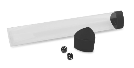 Playmat Tube with Dice Cap - Black | L.A. Mood Comics and Games