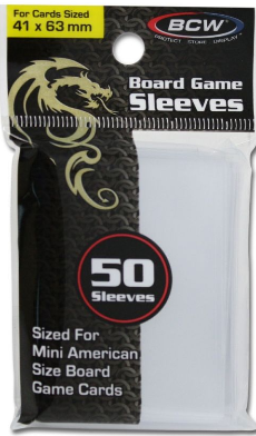 Board Game Sleeves - Mini American (41MM x 63MM) | L.A. Mood Comics and Games