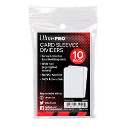 Ultra Pro Card Dividers (10ct) | L.A. Mood Comics and Games