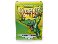 Dragon Shield Matte Sleeve -Apple Green ‘Eliban’ 100ct | L.A. Mood Comics and Games