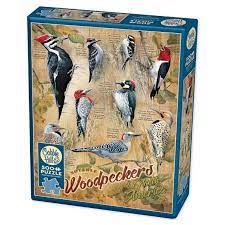 Puzzle 500pc Notable Woodpeckers | L.A. Mood Comics and Games