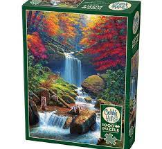Puzzle 1000 - Mystic Falls in Autumn | L.A. Mood Comics and Games