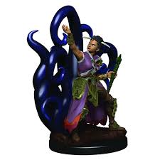 D&D Icons Premium Miniature - Female Human Warlock | L.A. Mood Comics and Games