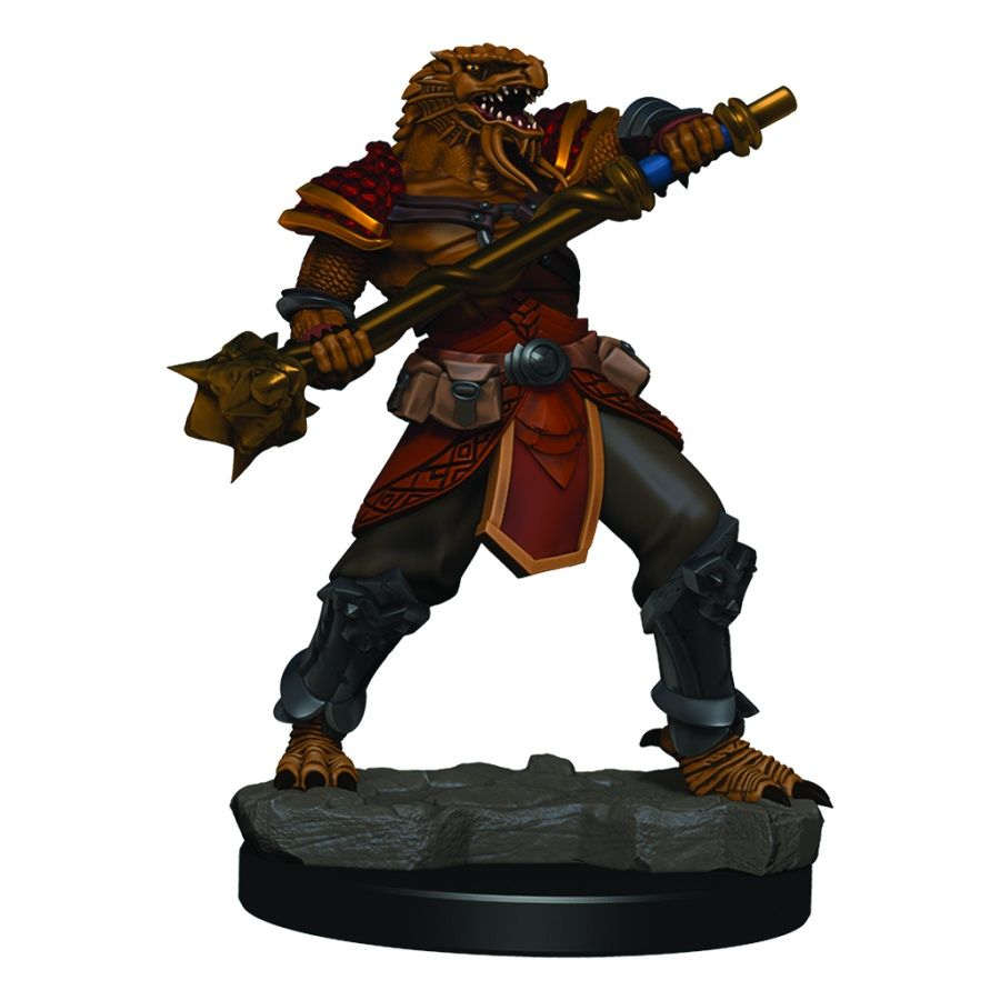 D&D Icons Premium Miniature - Male Dragonborn Fighter | L.A. Mood Comics and Games
