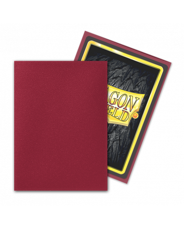 DRAGON SHIELD SLEEVES MATTE BLOOD RED 100CT | L.A. Mood Comics and Games