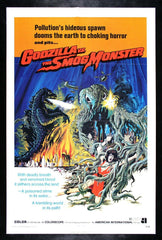 GODZILLA VS THE SMOG MONSTER Orinal MOVIE POSTER HORROR SCI FI 1972 | L.A. Mood Comics and Games