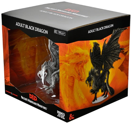 DND UNPAINTED MINIS ADULT BLACK DRAGON | L.A. Mood Comics and Games