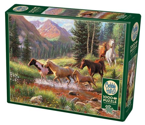 Puzzle 1000pc Mountain Thunder | L.A. Mood Comics and Games