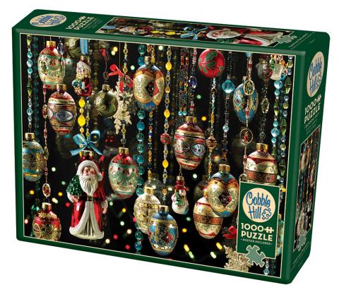 Puzzle: 1000 - Christmas Ornaments | L.A. Mood Comics and Games