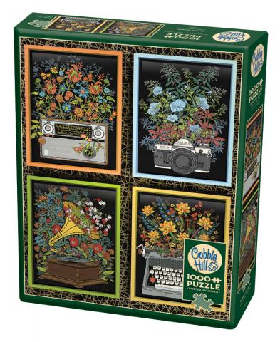 Puzzle 1000pc Floral Objects | L.A. Mood Comics and Games
