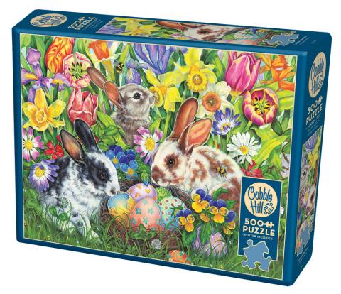 Puzzle 500 Easter Bunnies | L.A. Mood Comics and Games