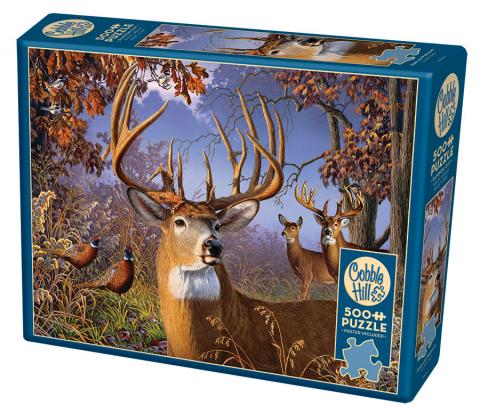 Puzzle 500 Deer and Pheasant | L.A. Mood Comics and Games