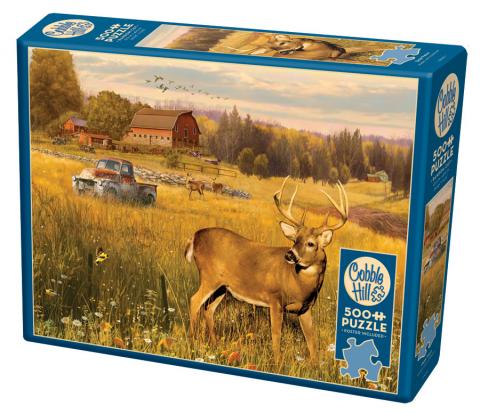 Puzzle 500 Deer Field | L.A. Mood Comics and Games