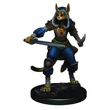 D&D Icons Premium Miniature - Female Tabaxi Rogue | L.A. Mood Comics and Games