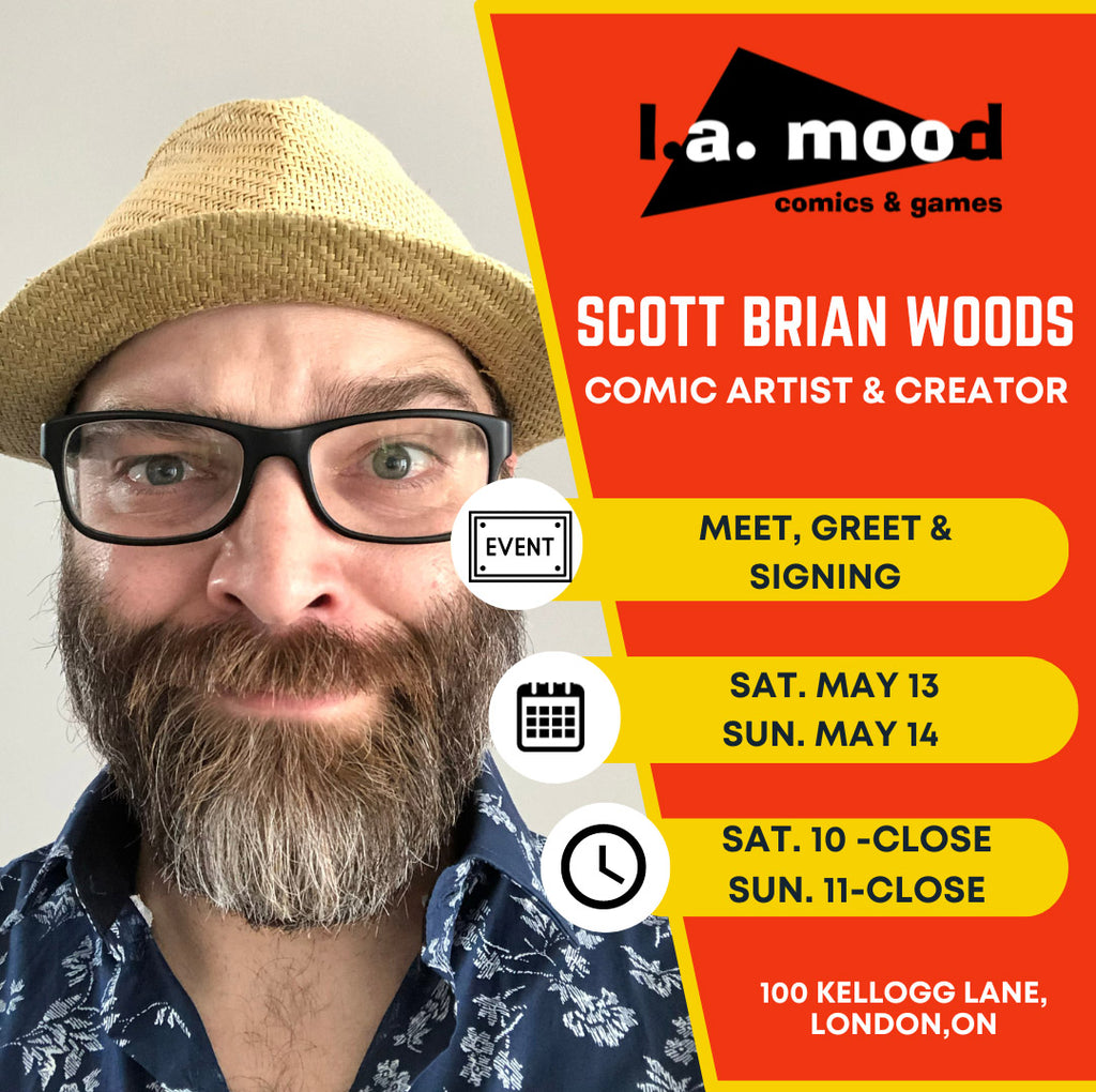 Meet Comic Artist Scott Brian Woods May 13th and 14th