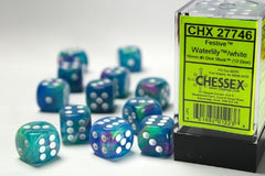 Chessex: D6 Festive™ DICE SET - 16MM | L.A. Mood Comics and Games