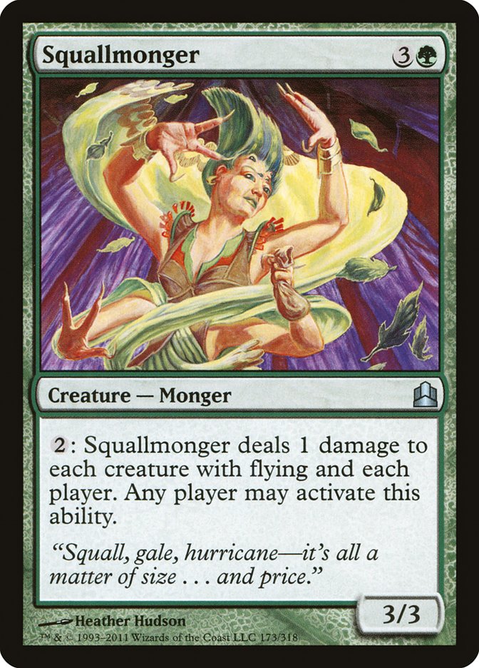 Squallmonger [Commander 2011] | L.A. Mood Comics and Games