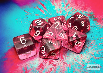 Chessex: Translucent Polyhedral 7pc Dice Set | L.A. Mood Comics and Games