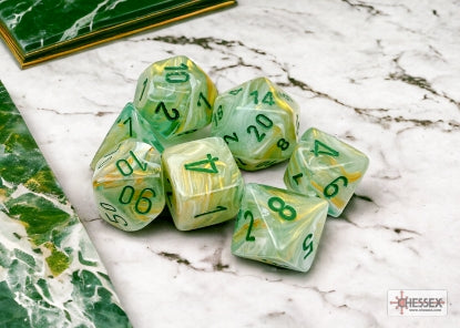 Chessex: D6 Marble™ Dice sets- 16mm | L.A. Mood Comics and Games