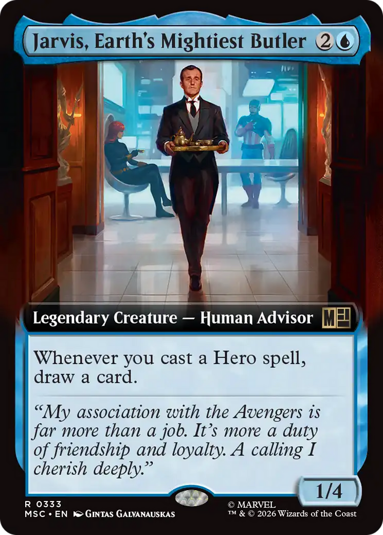 Jarvis, Earth's Mightiest Butler (Extended Art) [Marvel Super Heroes Commander] | L.A. Mood Comics and Games