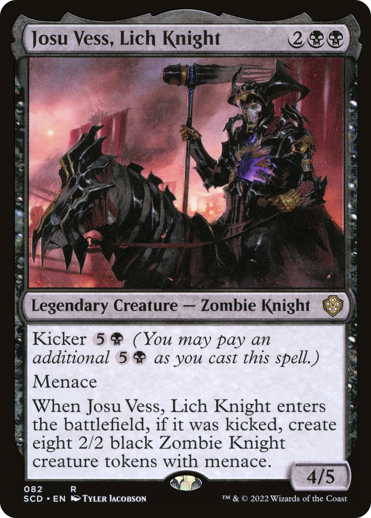 Josu Vess, Lich Knight [Starter Commander Decks] | L.A. Mood Comics and Games