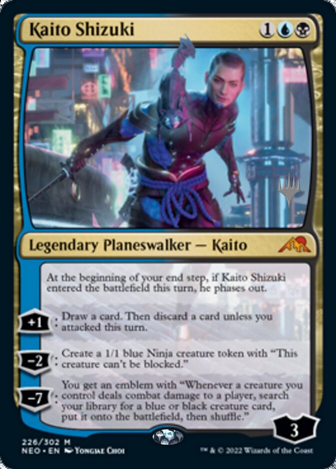 Kaito Shizuki (Promo Pack) [Kamigawa: Neon Dynasty Promos] | L.A. Mood Comics and Games