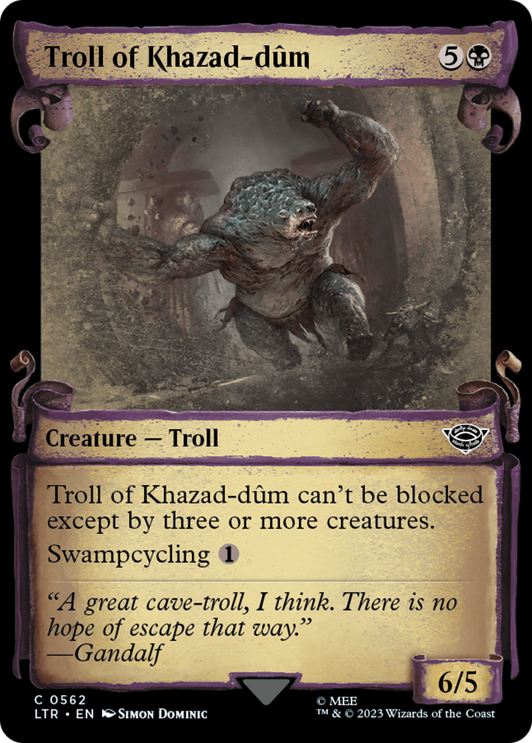 Troll of Khazad-dum [The Lord of the Rings: Tales of Middle-Earth Showcase Scrolls] | L.A. Mood Comics and Games