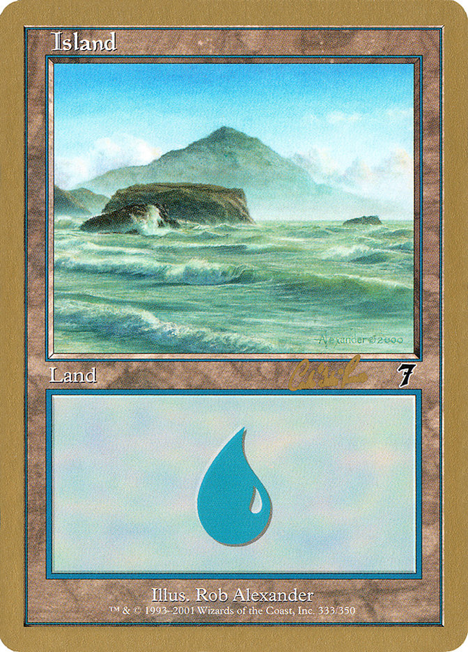 Island (cr333) (Carlos Romao) [World Championship Decks 2002] | L.A. Mood Comics and Games