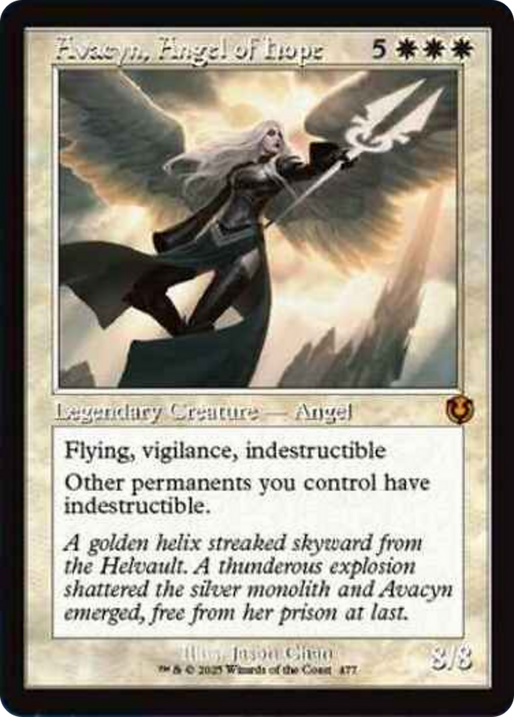 Avacyn, Angel of Hope (Retro Frame) [Innistrad Remastered] | L.A. Mood Comics and Games