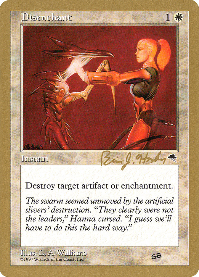 Disenchant (Brian Hacker) (SB) [World Championship Decks 1998] | L.A. Mood Comics and Games