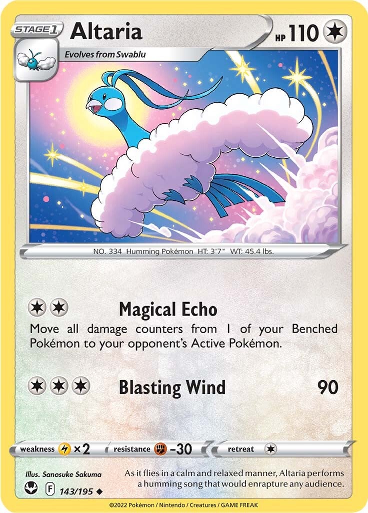Altaria (143/195) [Sword & Shield: Silver Tempest] | L.A. Mood Comics and Games