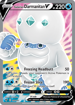 Galarian Darmanitan V (169/185) [Sword & Shield: Vivid Voltage] | L.A. Mood Comics and Games