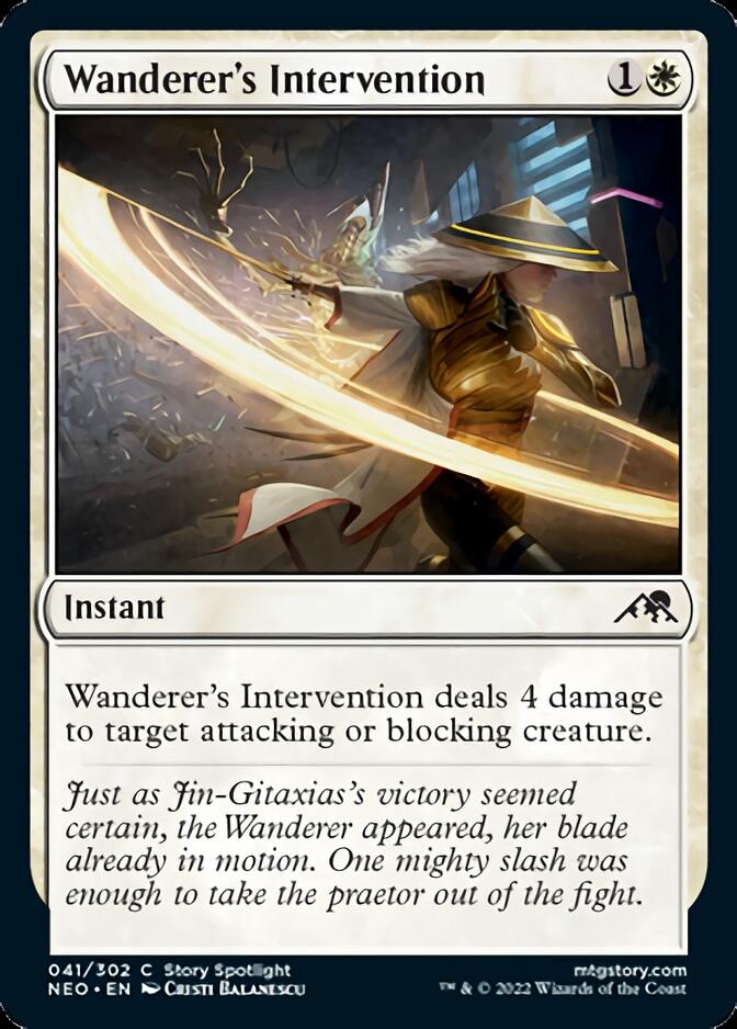 Wanderer's Intervention [Kamigawa: Neon Dynasty] | L.A. Mood Comics and Games