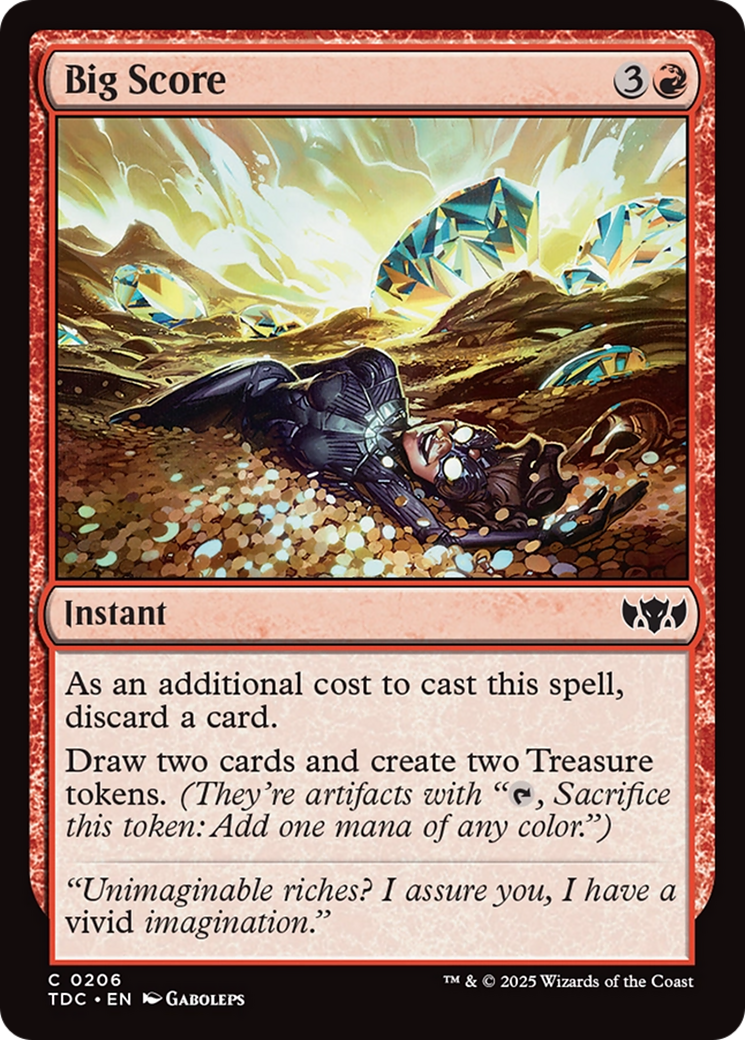 Big Score [Tarkir: Dragonstorm Commander] | L.A. Mood Comics and Games