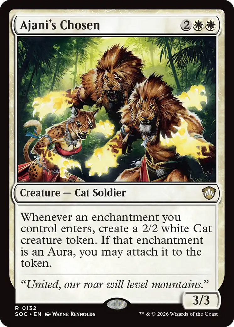 Ajani's Chosen [Secrets of Strixhaven Commander] | L.A. Mood Comics and Games