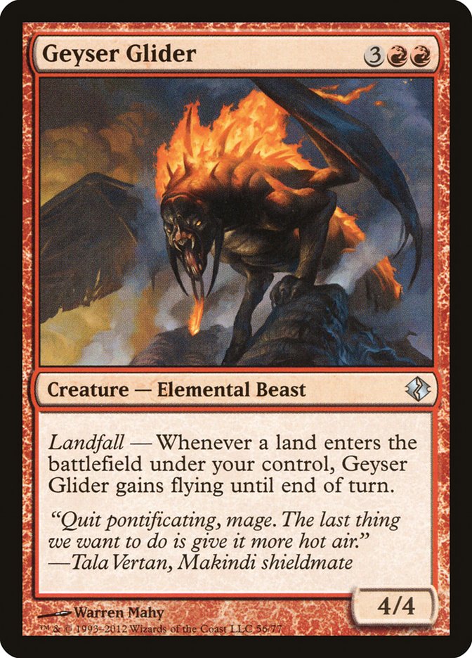 Geyser Glider [Duel Decks: Venser vs. Koth] | L.A. Mood Comics and Games