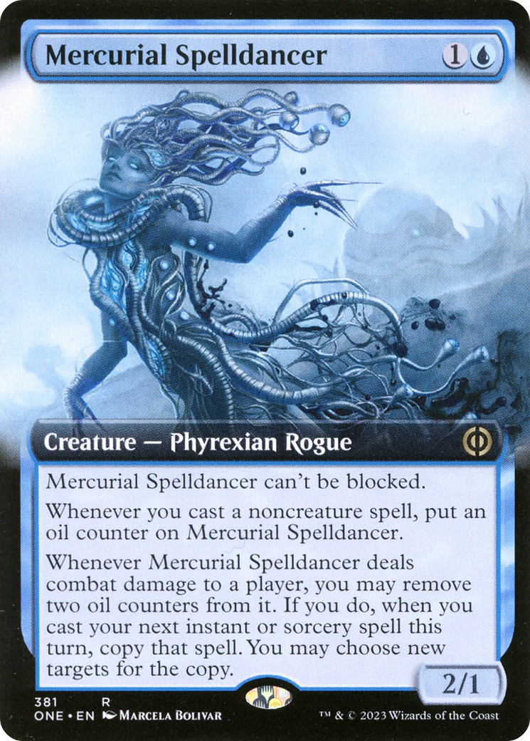 Mercurial Spelldancer (Extended Art) [Phyrexia: All Will Be One] | L.A. Mood Comics and Games