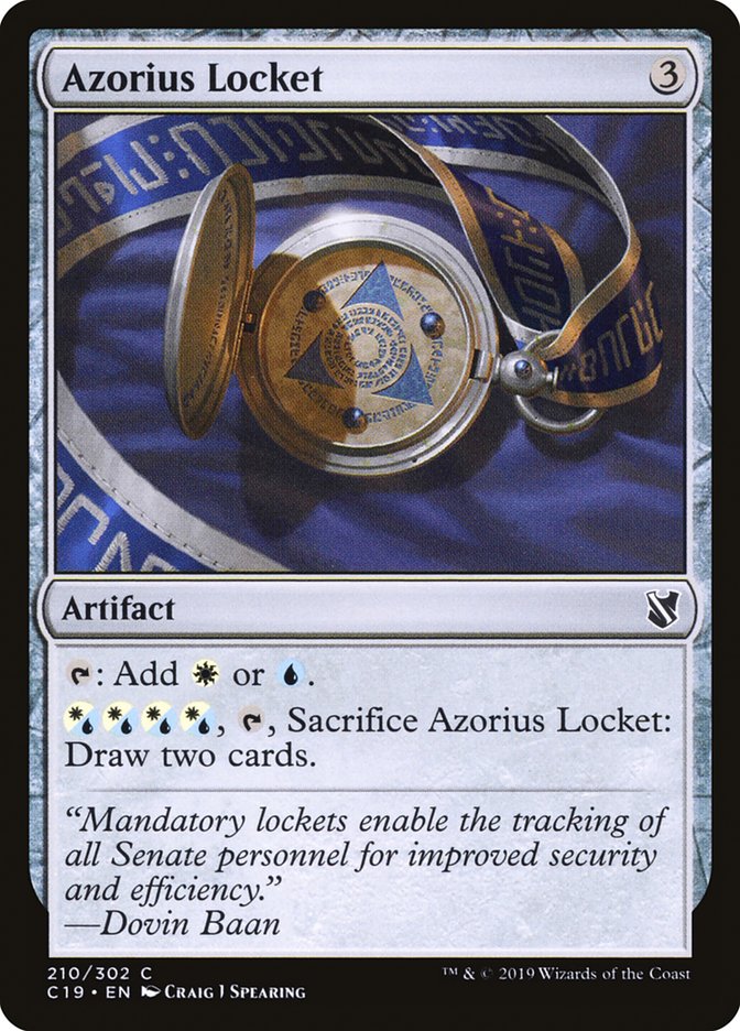 Azorius Locket [Commander 2019] | L.A. Mood Comics and Games