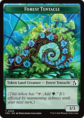 Dragon // Forest Tentacle Double-Sided Token [Reality Fracture Tokens] | L.A. Mood Comics and Games
