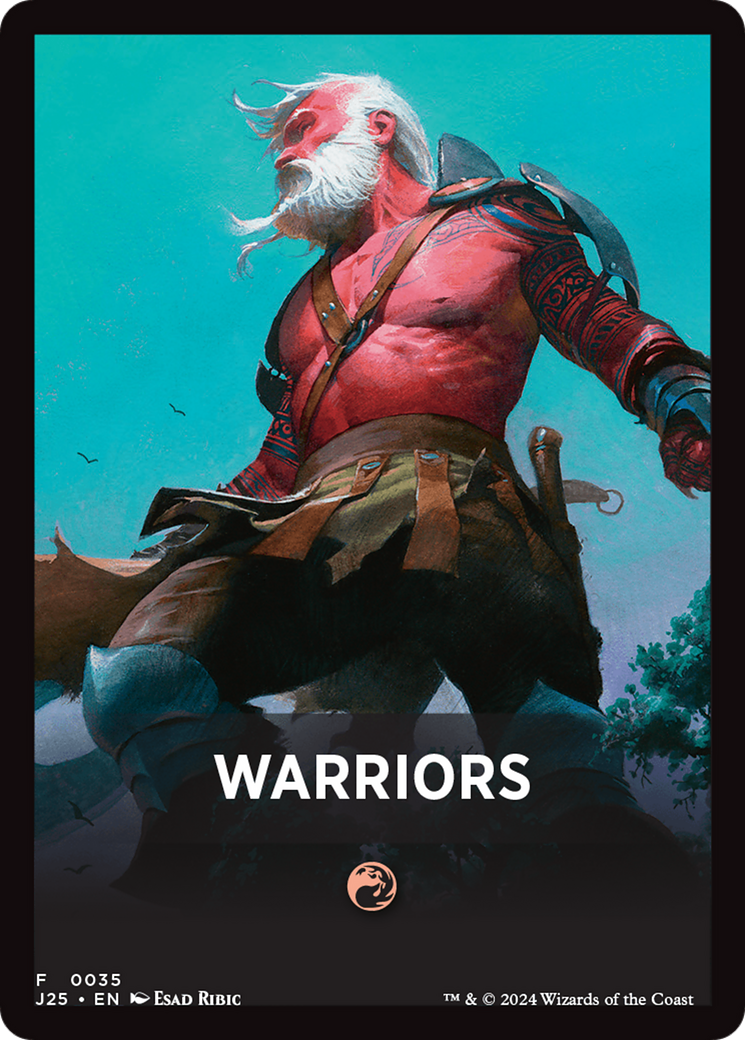 Warriors Theme Card [Foundations Jumpstart Front Cards] | L.A. Mood Comics and Games