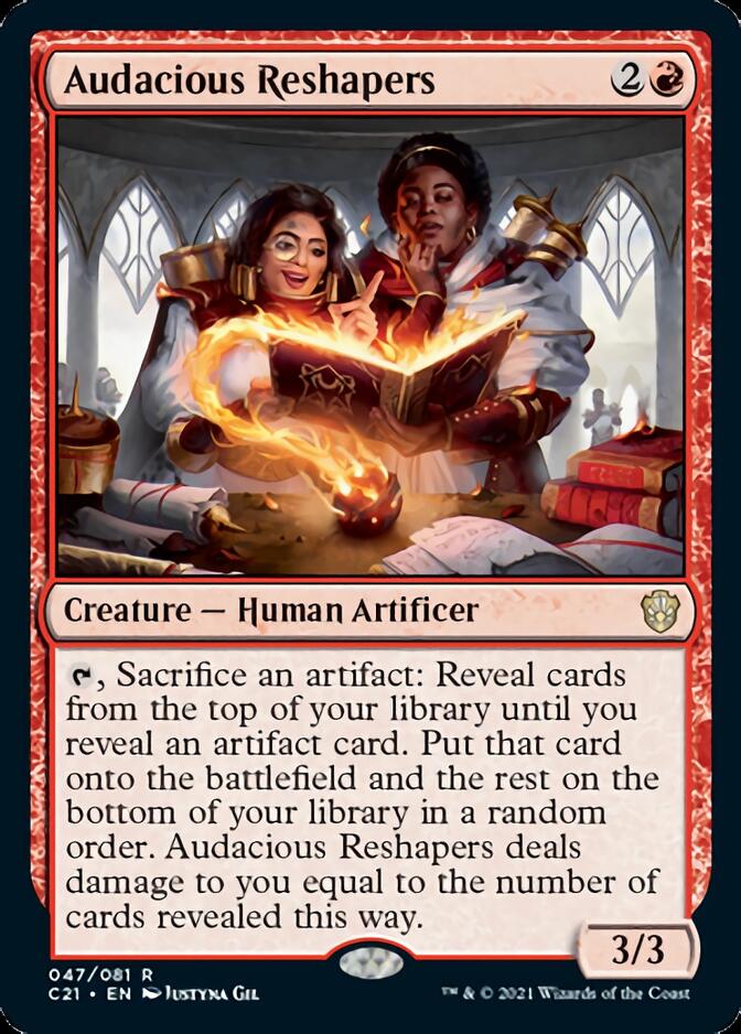 Audacious Reshapers [Commander 2021] | L.A. Mood Comics and Games