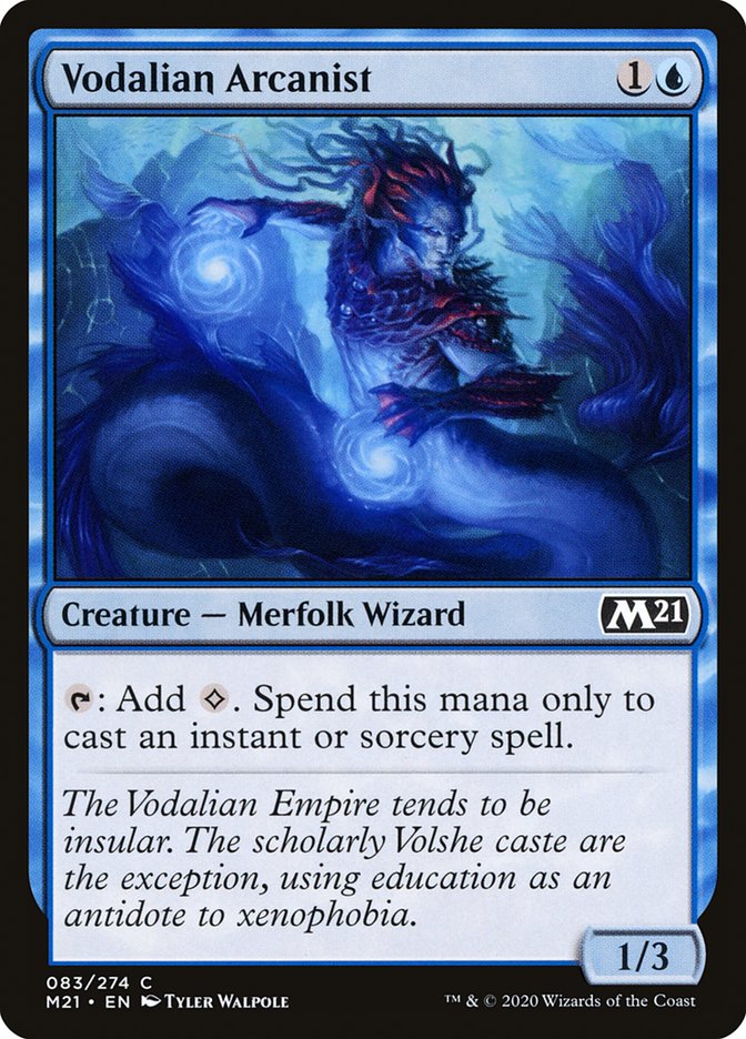 Vodalian Arcanist [Core Set 2021] | L.A. Mood Comics and Games