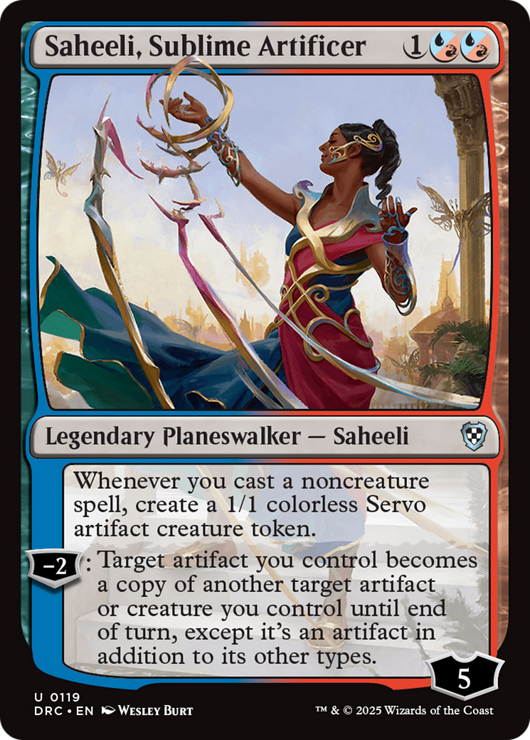 Saheeli, Sublime Artificer [Aetherdrift Commander] | L.A. Mood Comics and Games