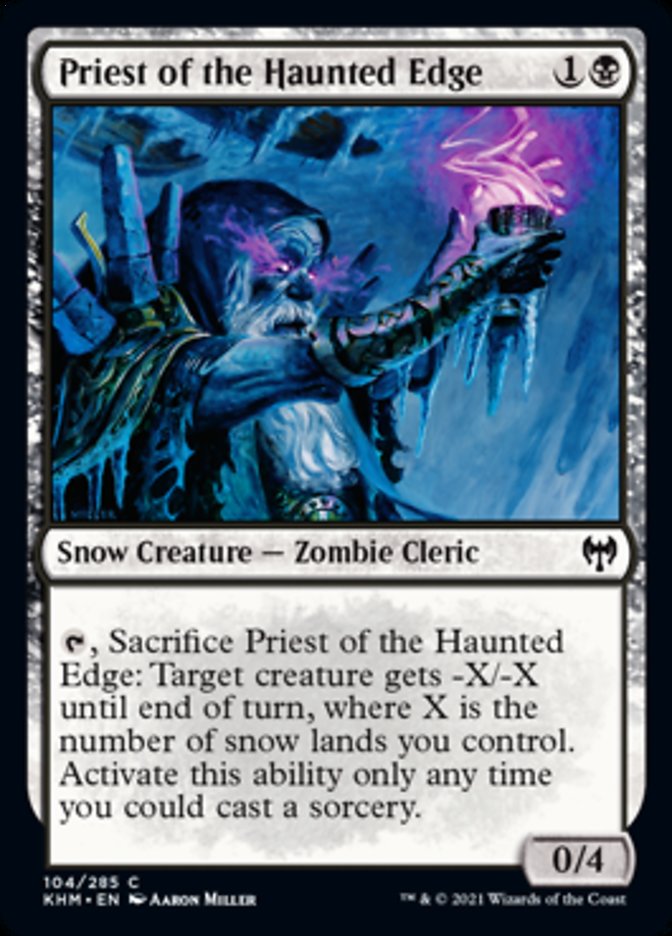 Priest of the Haunted Edge [Kaldheim] | L.A. Mood Comics and Games