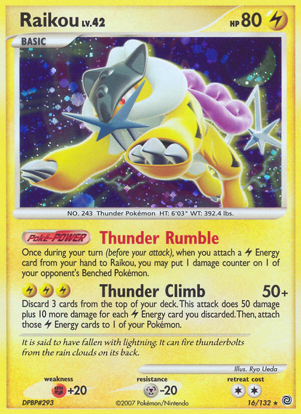 Raikou (16/132) [Diamond & Pearl: Secret Wonders] | L.A. Mood Comics and Games