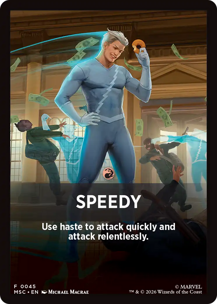 Speedy Theme Card [Marvel Super Heroes Commander] | L.A. Mood Comics and Games