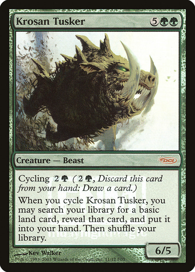 Krosan Tusker [Friday Night Magic 2003] | L.A. Mood Comics and Games