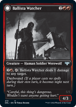 Ballista Watcher // Ballista Wielder [Innistrad: Double Feature] | L.A. Mood Comics and Games