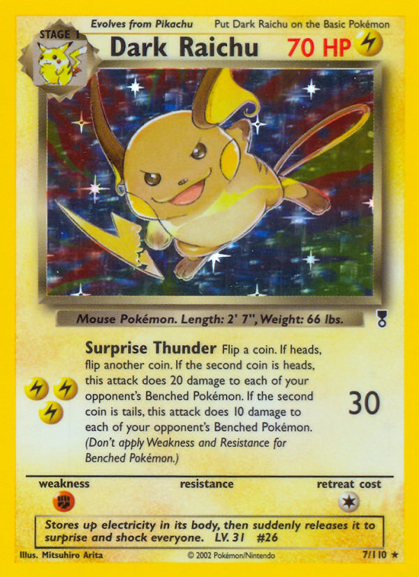 Dark Raichu (7/110) [Legendary Collection] | L.A. Mood Comics and Games
