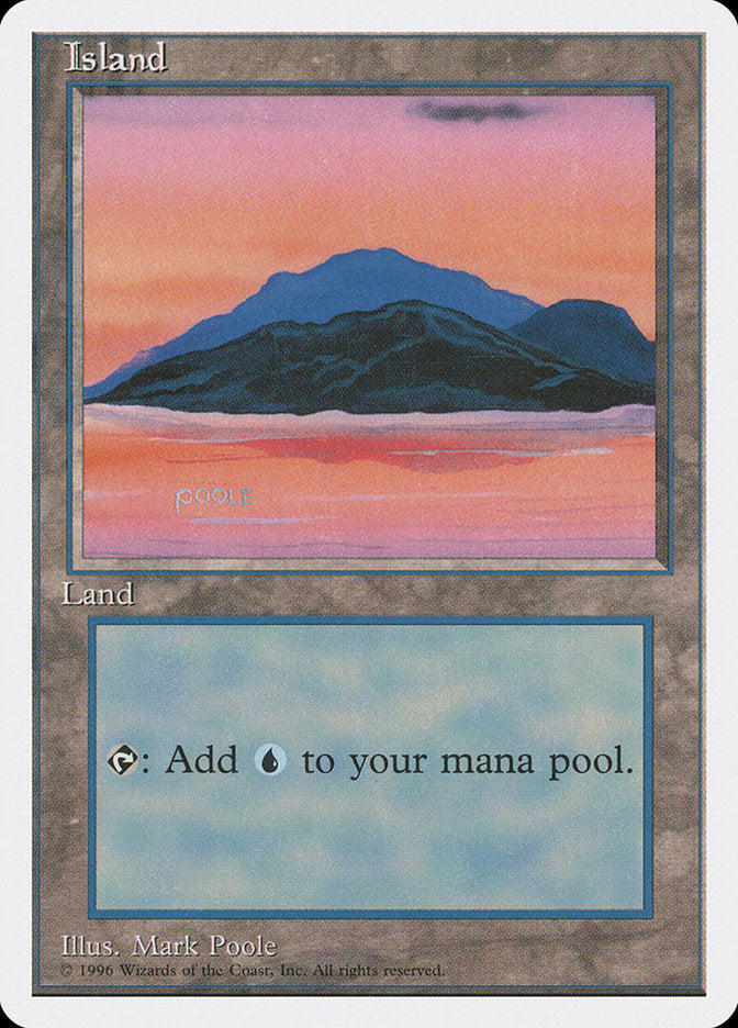 Island (Signature on Bottom Left) [Introductory Two-Player Set] | L.A. Mood Comics and Games